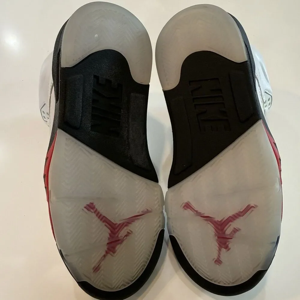 Nike Air Jordan Retro 5 Fire Red 2020 Sz 5.5 Men/ 7 Wmn BRAND NEW Sneakers Shoes